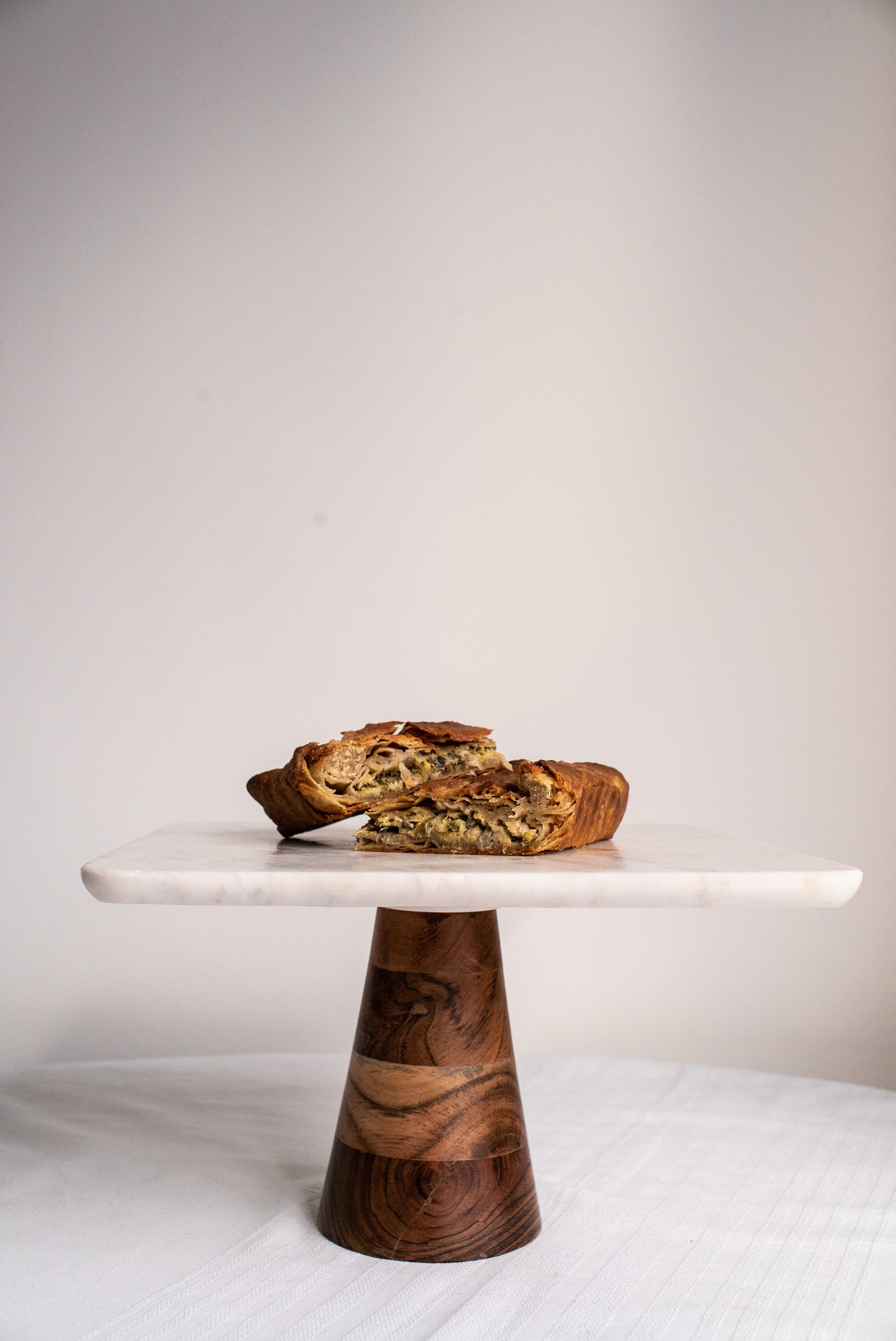 Prasopita (Leek and feta pie)